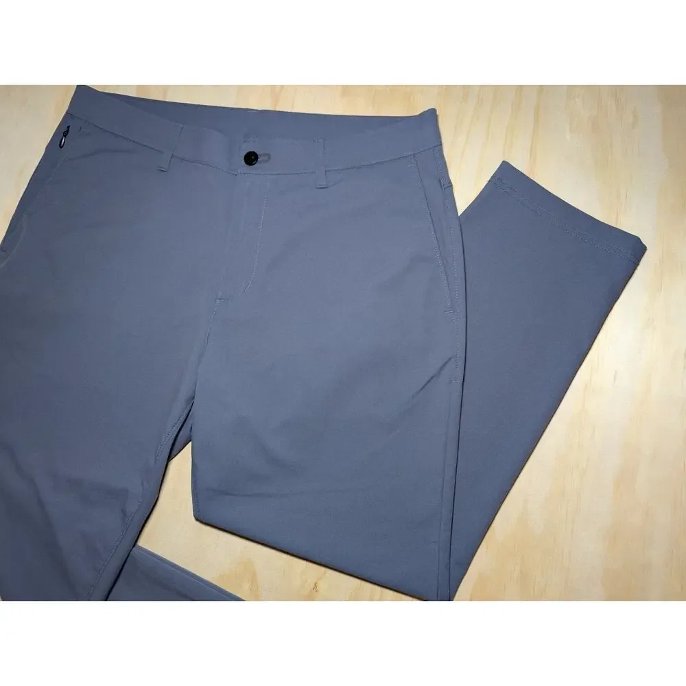 Public Rec Workday Pant 33x26 Hemmed (Tag 33x28) Slate Gray Tech Chino Golf
